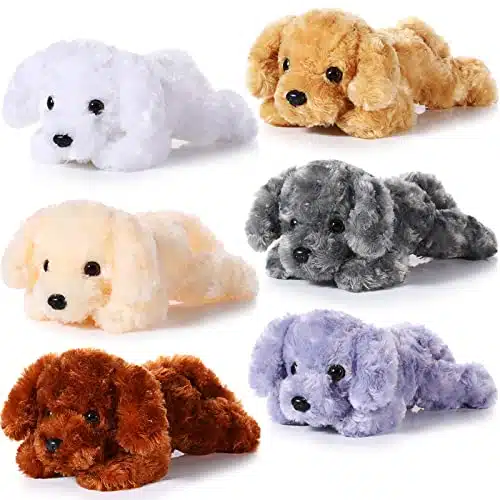 Pcs Inch Dog Stuffed Animal Plush Dog Puppy Soft Plush Dog Pillow Toy Fluffy Puppy Set for Kids Girls Dog Theme Party Favor Birthday Baby Room Home Decor (Cute Color, Cute Style)