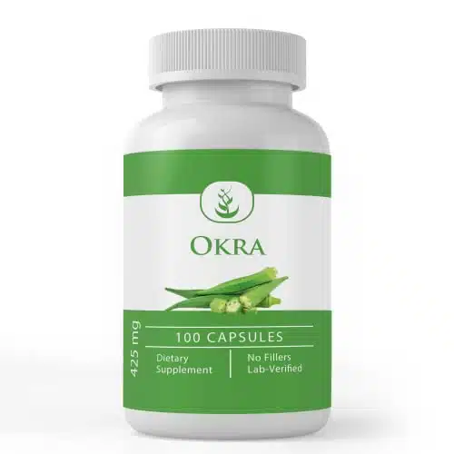 Pure Original Ingredients Okra Extract (Capsules), Always Pure, No Additives or Fillers, Lab Verified