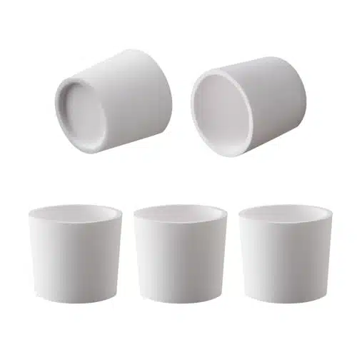 Qtcial Packs Ceramic Bowl Inserts for Peak Accessory, Enhanced Performance, Recessed Bottom, Reused Ceramic Insert Bowl Accessories, Replacement Insert