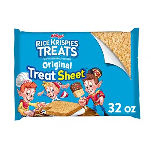 Rice Krispies Treats Marshmallow Snack Sheet, Kids Snacks, Treat Making, Baking Project, Original, oz Sheet (Sheet)