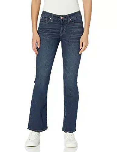Signature by Levi Strauss & Co. Gold Label Women's Totally Shaping Bootcut Jeans, Blue Laguna,