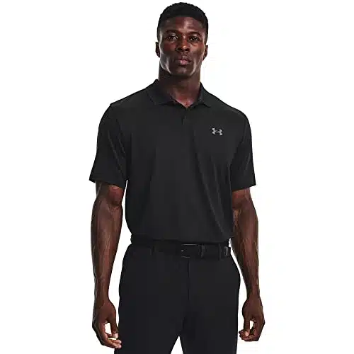 Under Armour Men's Standard Performance Polo, () Black   Pitch Gray, X Large