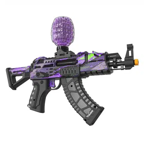 YaGee Electric Water Bead Blaster in Backyard Fun and Outdoor Games, Shoots Eco Friendly Gel Balls for Boys and Girls Aged +, Adults Teens, (Purple)