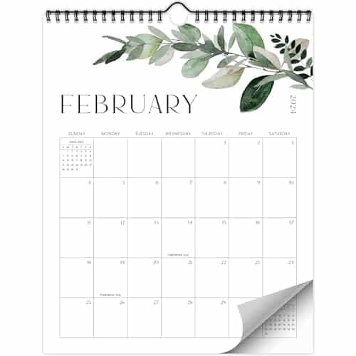 Aesthetic Greenery all Calendar   Runs from June Until December   The Perfect Calendar and Monthly Planner for Easy Organizing
