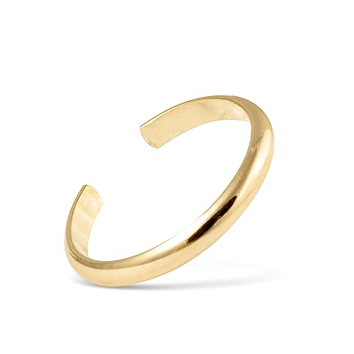 Ashley Gold Ear Cuff  Adjustable Ear Cuff  Non Pierced  mm  Handmade  K  Cartilage Piercing  Smooth Design