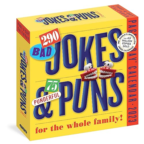 Bad Jokes & Punderful Puns Page A Day Calendar The World's Bestselling Jokes Calendar