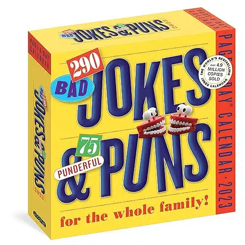Bad Jokes & Punderful Puns Page A Day Calendar The World's Bestselling Jokes Calendar