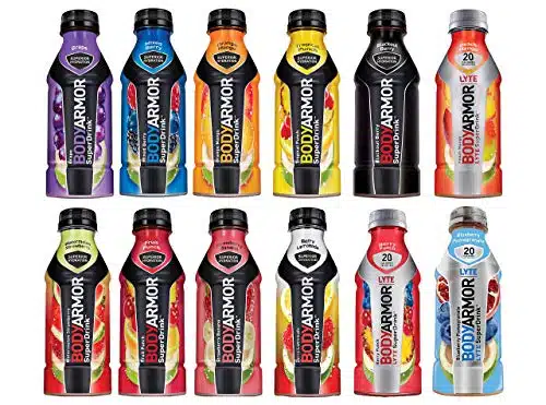 Body Armor Superdrink Variety Pack,( Flavors ), Ounce Bottles, Pack, Assorted