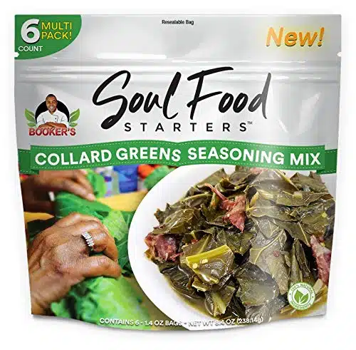Booker's Soul Food Starters Collard Greens Seasoning Mix (CountMulti Pack)