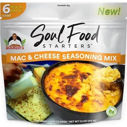 Booker's Soul Food Starters Mac & Cheese Seasoning Mix (CountMulti Pack)