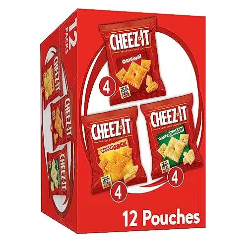 Cheez It Cheese Crackers, Baked Snack Crackers, Lunch Snacks, Variety Pack, oz Box (Packs)