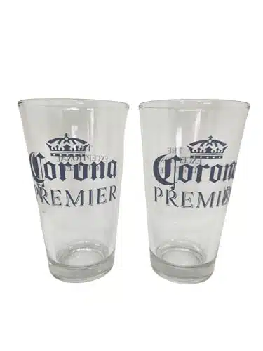 Corona Premier Ounce Pint Glass   Set of