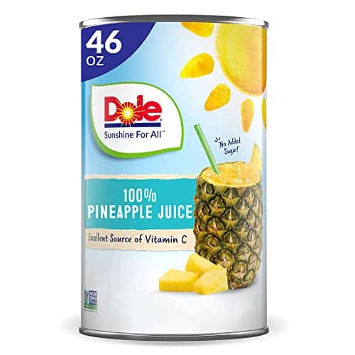 Dole, % Pineapple Juice, Fl Oz Can