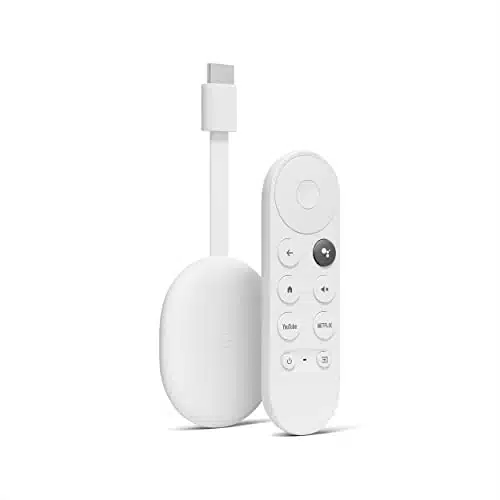 Google Chromecast with Google TV (K)  Streaming Stick Entertainment with Voice Search   Watch Movies, Shows, and Live TV in K HDR   Snow