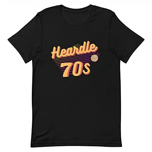 Heardle s, I can Guess The s T Shirt Unisex Black