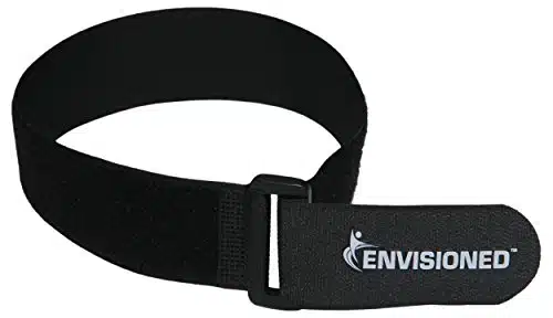 Reusable Cinch Straps x   Pack, Multipurpose Strong Gripping, Quality Hook and Loop Securing Straps (Black)