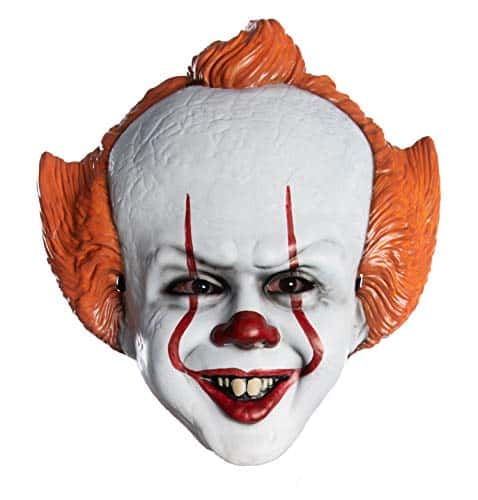 Rubie's unisex adult It Movie Chapter Pennywise Vacuform Costume Mask, As Shown, One Size US