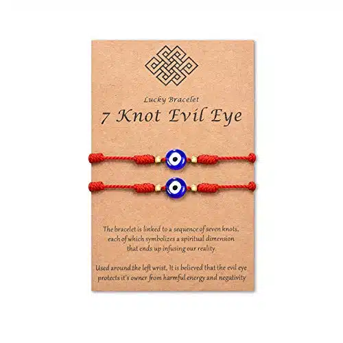 Tarsus Knots Kabbalah Red String Bracelet Protection Evil Eye Bracelets for Women Men