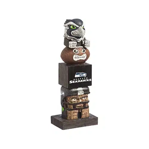 Team Sports America NFL Tiki Totems (Inches, Seattle Seahawks)