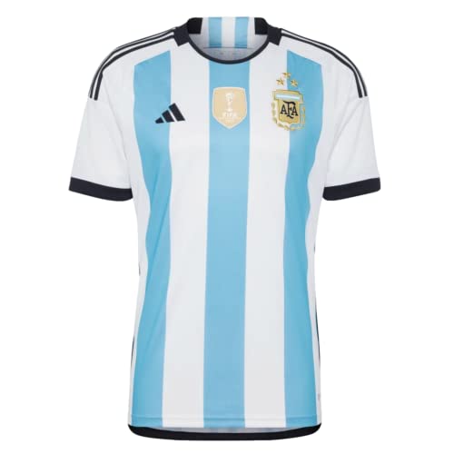 adidas Men's Soccer Argentina Star Winners Home Jersey (as, Alpha, l, Regular, Regular) WhiteBlue