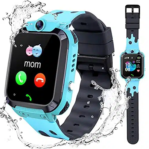 tykjszgs Waterproof Kids Smart Watch LBS Tracker   Boys Girls for Year Old with SOS Camera Alarm Call Camera '' Touch Screen SOS Electronic Toy Birthday Gifts (aterproof)