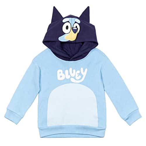 Bluey Toddler Boys Fleece Cosplay Pullover Hoodie T
