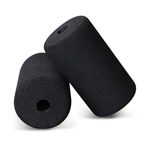 CAP Barbell PUFoam Roller, PUFoam Foot Pads, Roller Pad for Leg Extension, Weight Bench, PEC Deck Pads Replacement Parts for Exercise Machine, Multiple Size Available, Sold by