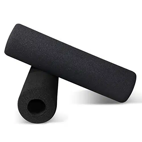 CAP Barbell PUFoam Roller, PUFoam Foot Pads, Roller Pad for Leg Extension, Weight Bench, PEC Deck Pads Replacement Parts for Exercise Machine, Multiple, Sold by Pair
