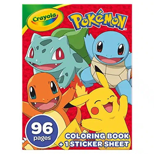 CRAYOLA Pokemon, Pages Coloring Book