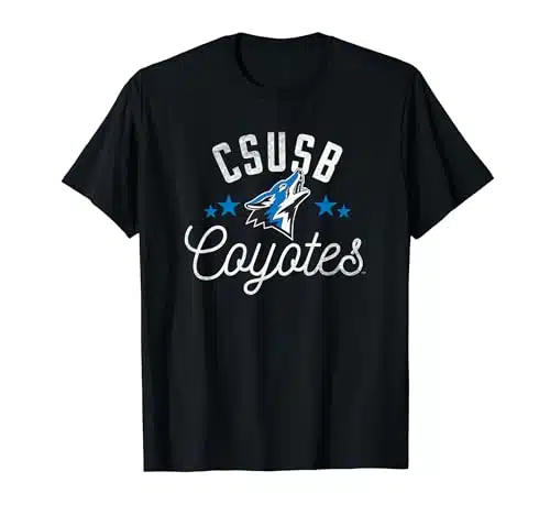 Cal State San Bernardino CSUSB Coyotes Logo T Shirt