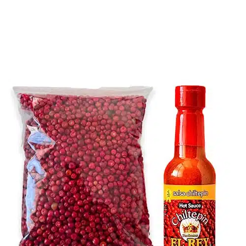 Chiltepin Peppers from Sinaloa, Dried, Includes Free Hot Sauce,((LB))