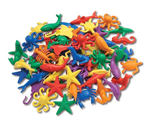 Edx Education Aquatic Counters   Set of   Early Math Manipulative for Kids   Teach Beginner Addition and Subtraction   Build Counting, Sorting and Language Skills, Multi