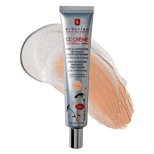 Erborian Color Correcting CC Cream with Centella Asiatica, Fair (Clair)   Light Multi Purpose Facial Concealer, Hydrates   SPF Korean Skincare Perfector   Oz