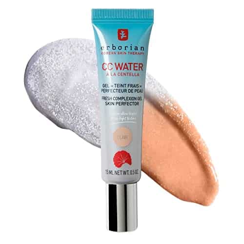 Erborian Color Correcting CC Water with Centella Asiatica, Fair (Clair)   Light Aqua Gel Facial Concealer with Illuminating Finish Soothes and Hydrates   Korean Skincare Skin 