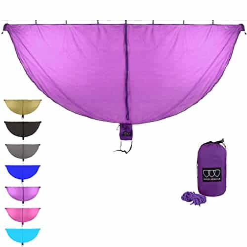 Gold Armour Hammock Bug Net, Mosquito Net Bugs   Premium Mesh Netting, Guardian of No See Um and Insects   Perfect Equipment Gear Accessories for Your Double Hammocks and Sing
