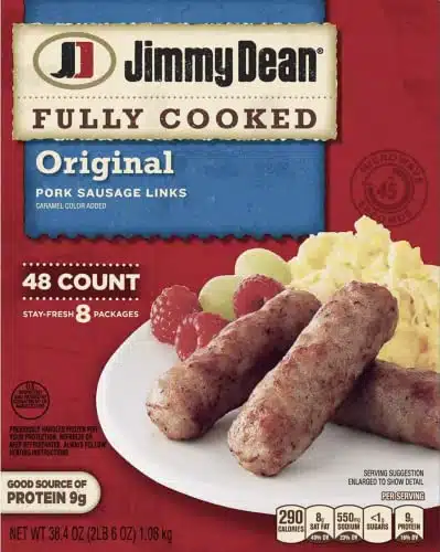 Jimmy Dean Fully Cooked Original Pork Sausage Links, ct.
