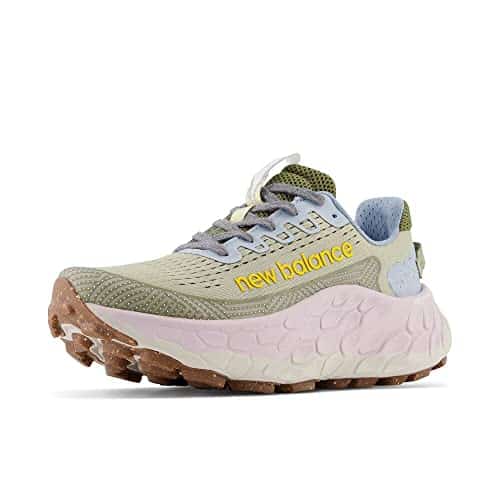 New Balance Women's Fresh Foam X More Trail VRunning Shoe, Fatigue GreenSunflower,