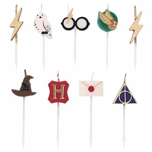 Papyrus Birthday Candles, Harry Potter Cake Topper (Count)
