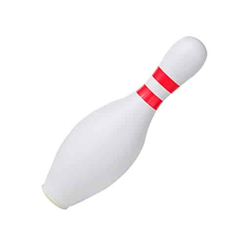 Plastic Coin Bank Bowling Pin Bank Unbreakable Saving Bank Cartoon Money Container Desktop Adornment for Home Living Room White