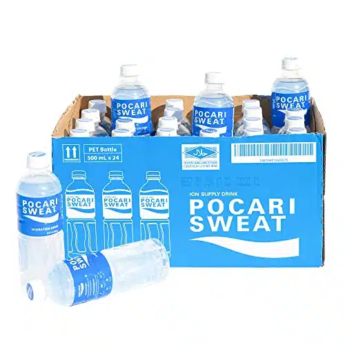 Pocari Sweat Pack   oz PET Bottles, Now in the USA, Restore the Water and Electrolytes, Hydration That is Smarter Than Water, Japan's Favorite Hydration Drink