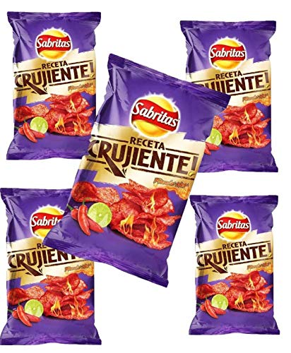 Sabritas Habanero Receta Crujiente (BOX WITH BAGS) grams each