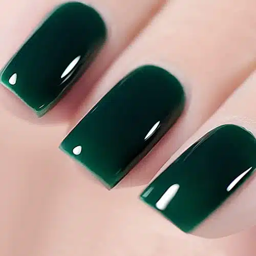 Vishine ml Gel Nail Polish Emerald Green Color Soak Off LED Gel Polish Long Lasting Nail Art Manicure Salon DIY at Home