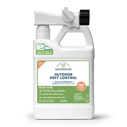 Wondercide   EcoTreat Ready to Use Outdoor Pest Control Spray with Natural Essential Oils   Mosquito, Ant, Insect Repellent, Treatment, and Killer   Plant Based   Safe for Pets , Kids   oz
