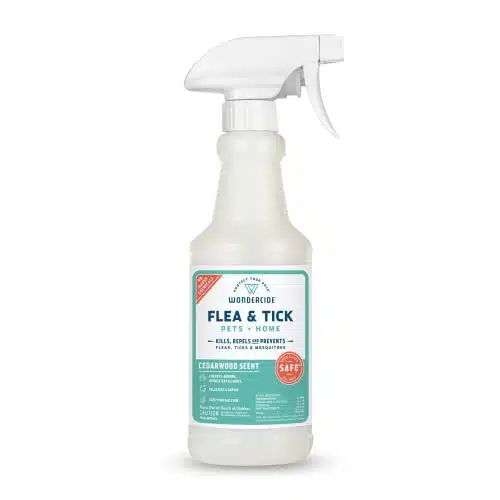 Wondercide   Flea, Tick & Mosquito Spray for Dogs, Cats, and Home   Tick Killer, Control, Prevention, Treatment   with Natural Essential Oils   Pet and Family Safe   Cedarwood oz