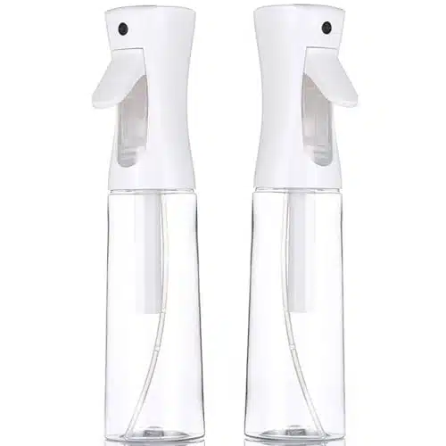 YUNFOOK Continuous Spray Bottle for Hair   Pack Ozml Empty Ultra Fine Water Mist Sprayer for Hairstyling, Salons, Cleaning,Misting & Skin Care