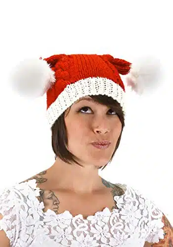 elope Santa Knit Hat Standard Red