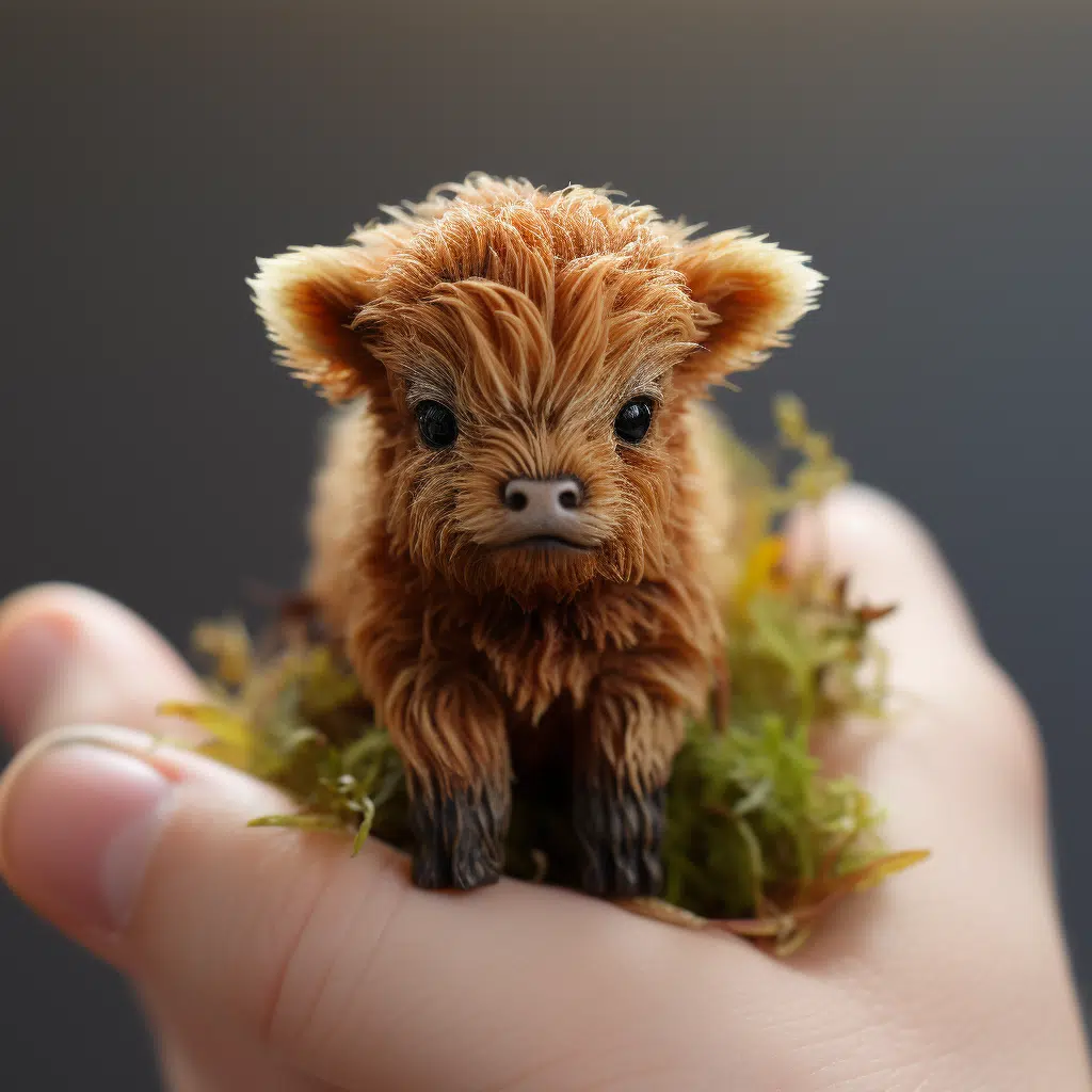 miniature highland cow