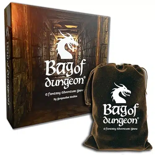 Bag of Dungeon   DARE YOU ENTER THE DRAGON'S LAIR   A family fantasy adventure board game for players ages and up