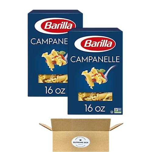 Barilla Campanelle Pasta   Non GMO Pasta Made with Durum Wheat Semolina   Kosher Certified Pasta, oz. box   Pack of (oz. in total)