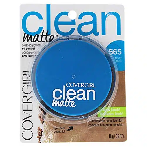 COVERGIRL Clean Matte Pressed Powder Tawny g (Packaging may vary)